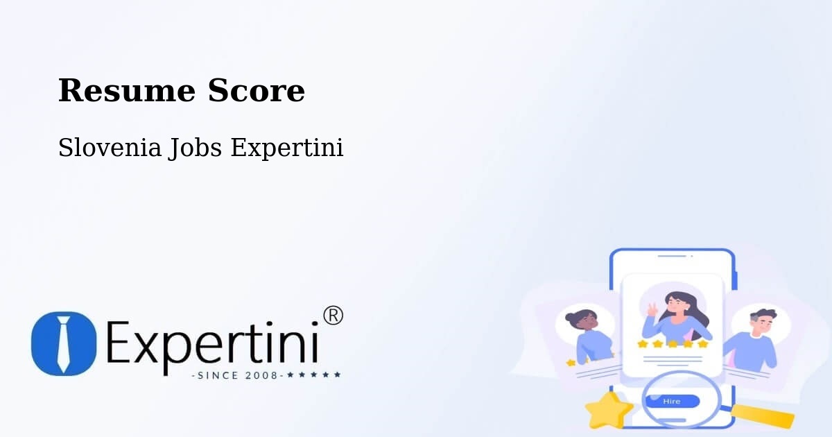 Resume Score & Job Description Match Tool – Prebold - Slovenia Jobs Expertini